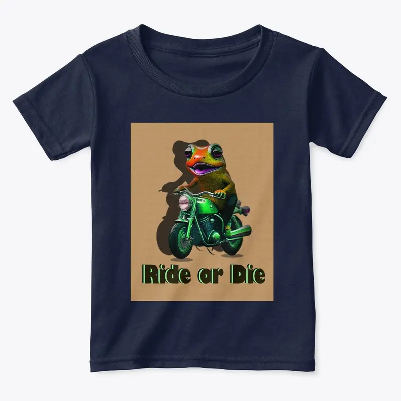 Ride Or Die Toddler Tee In 5 Best Colors