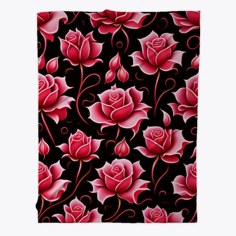 Best Flowers Fleece Blanket