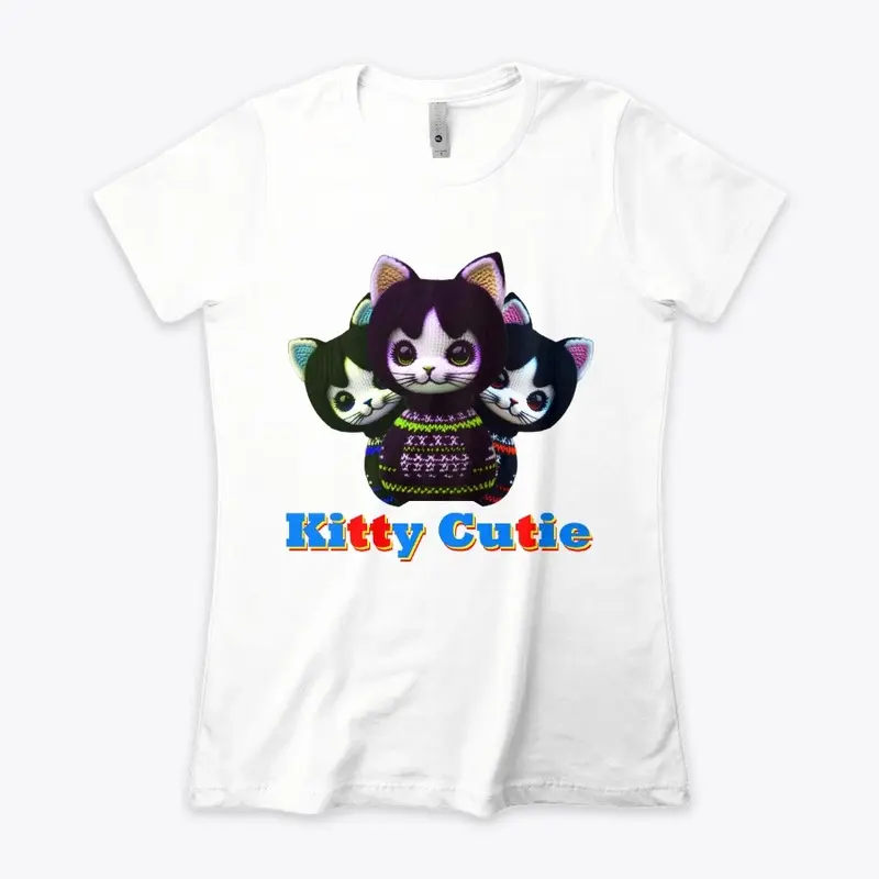 Kitty Cutie Women's Boyfriend Tee